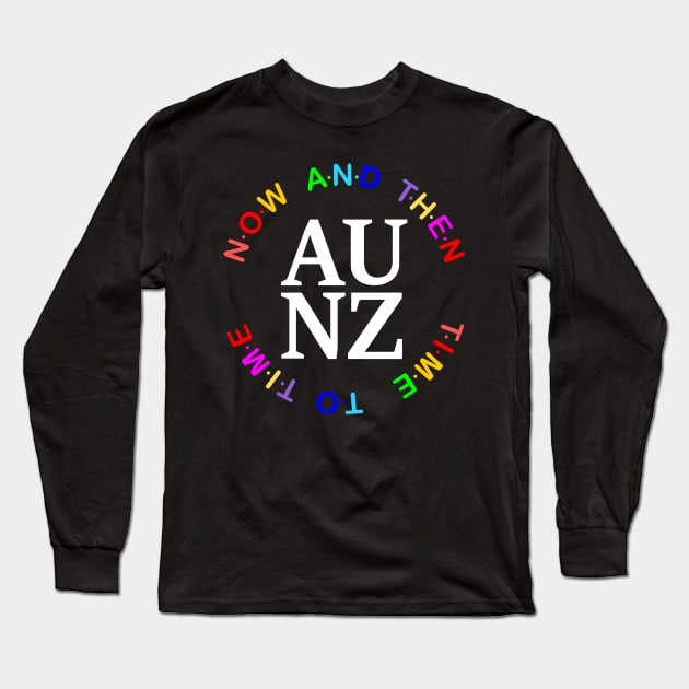 Australia and New Zealand (Color Version) Long Sleeve T-Shirt by Koolstudio